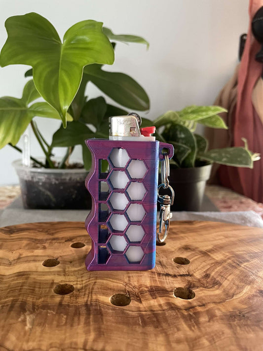 3d printed skeleton grip lighter case