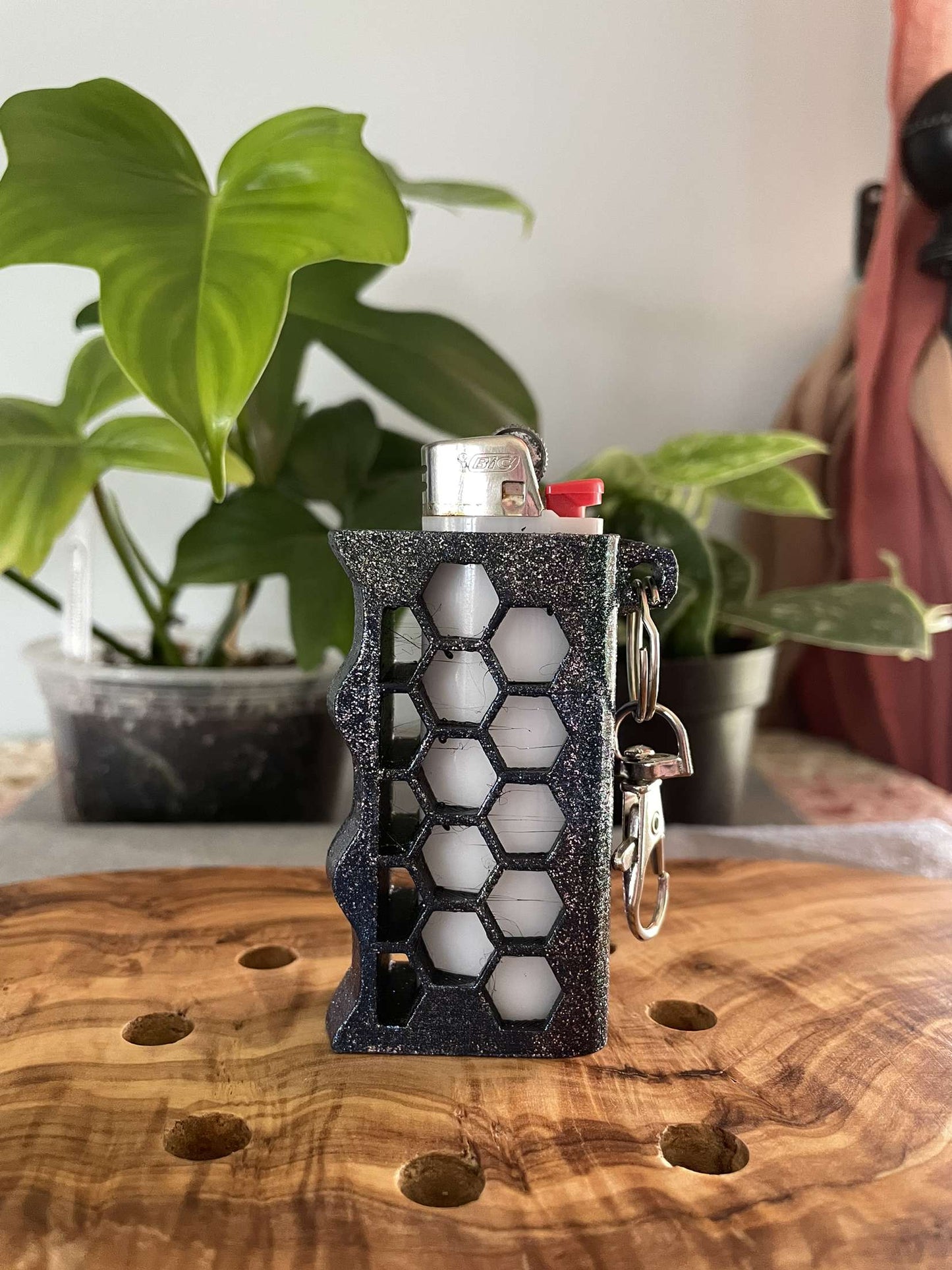 3d printed skeleton grip lighter case